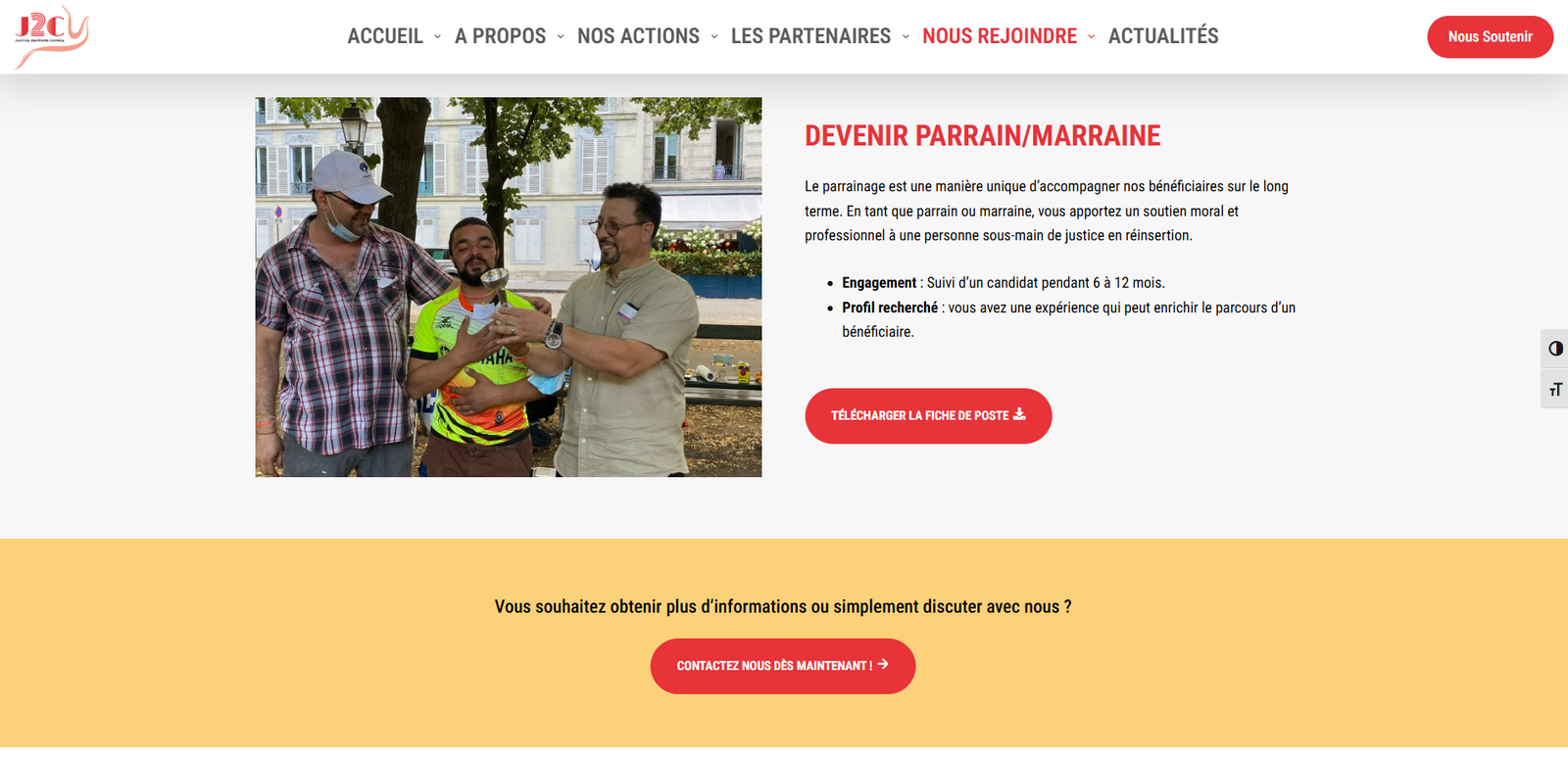 J2C - Devenir Parrain/Marraine