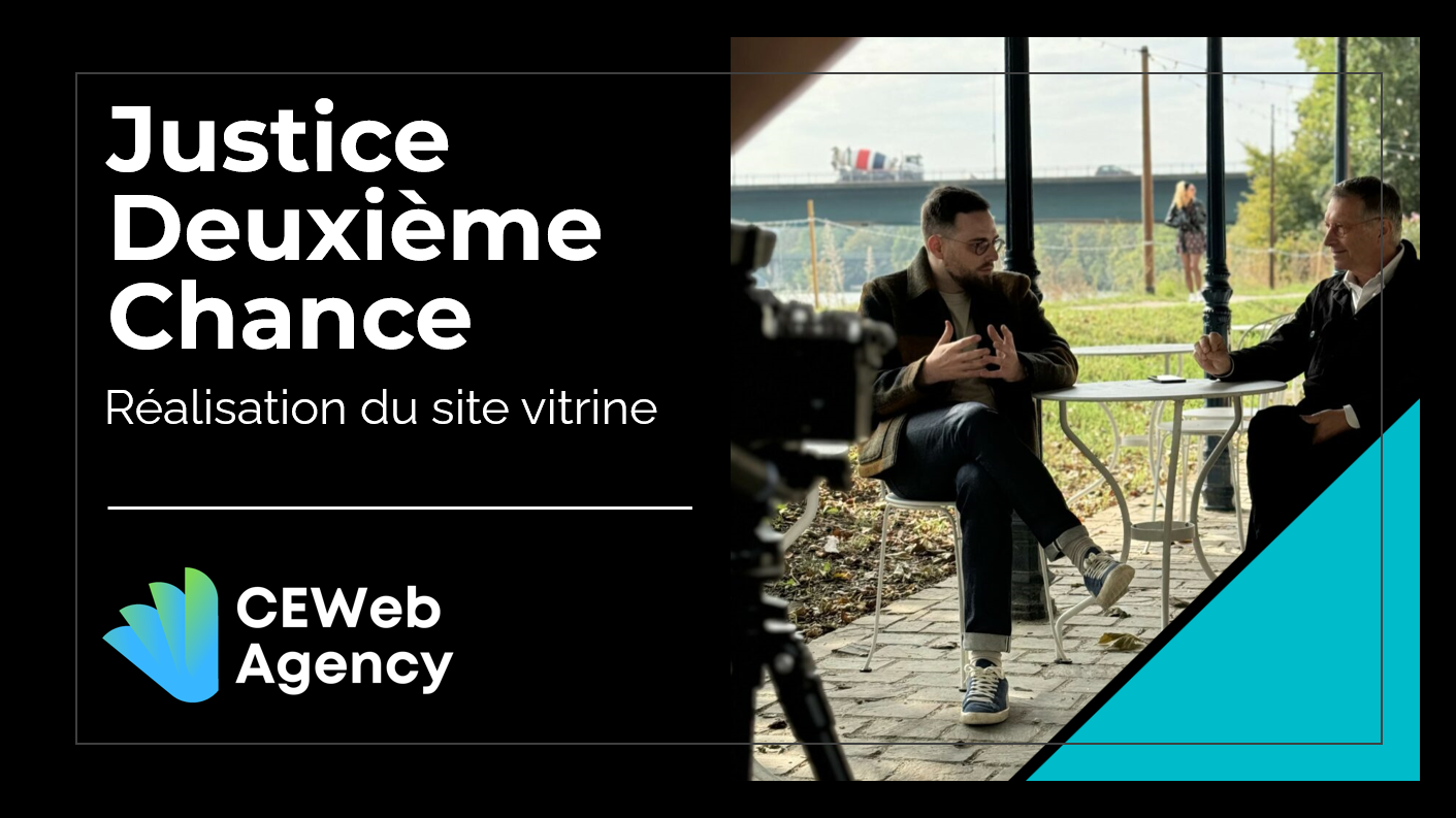 Justice Deuxième Chance - Réalisation du site vitrine